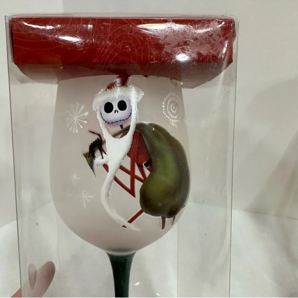 Nightmare Before  Christmas Wine Glasses